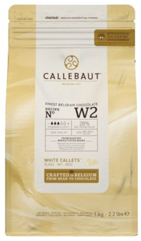 Barry Callebaut Weiße Kuvertüre - 1kg