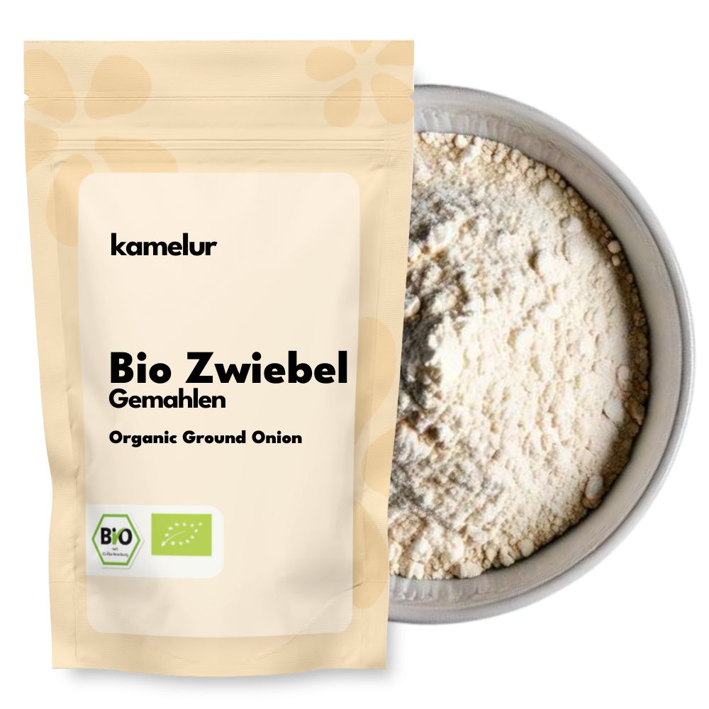 Oignon bio, moulu Bio Zwiebel gemahlen