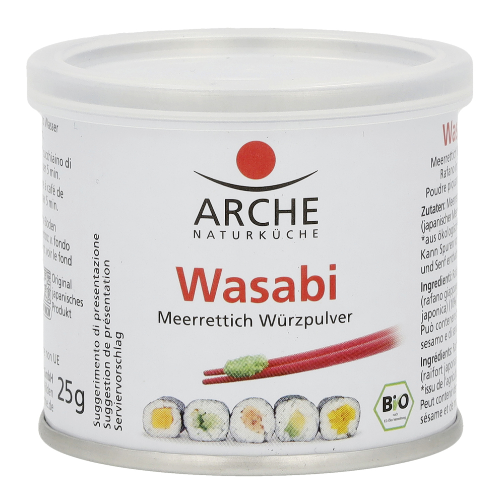 Arche Bio Meerrettich Würzpulver mit Wasabi Arche Bio Meerrettich Würzpulver mit Wasabi 25g
