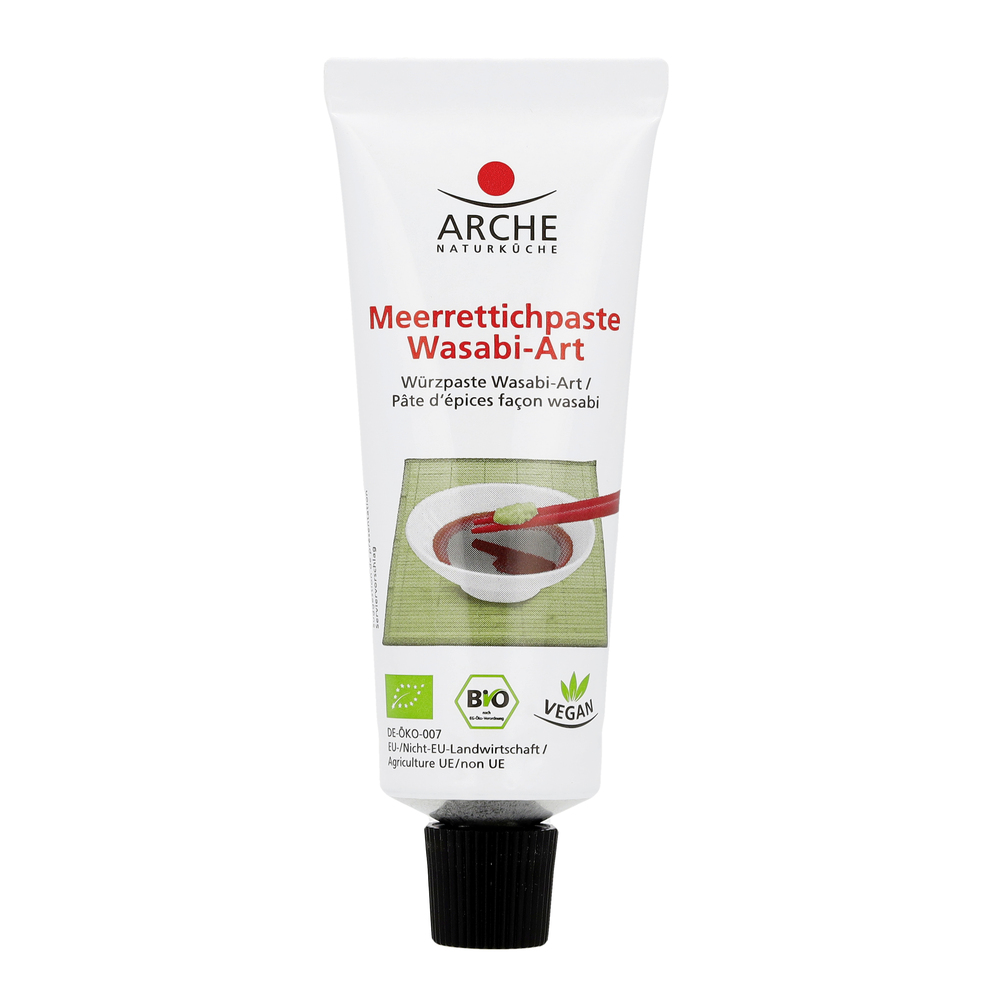 Arche Bio Meerrettichpaste Wasabi-Art Arche Bio Meerrettichpaste Wasabi-Art 50g
