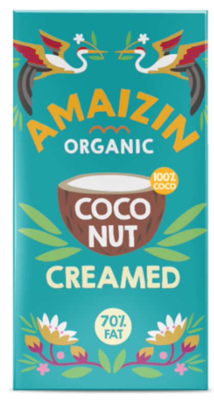Crème de coco bio Amaizin 12x200g