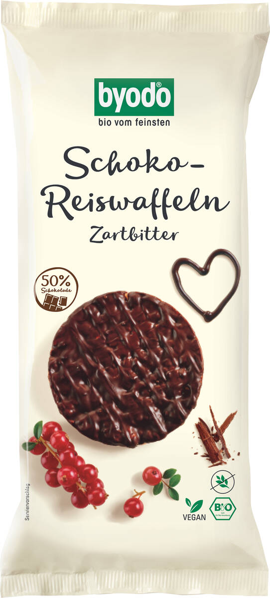 Byodo Bio Schoko-Reiswaffeln Zartbitter Byodo Bio Schoko-Reiswaffeln Zartbitter 65g