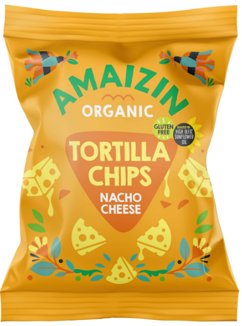 Amaizin Bio Tortilla Chips Nachokäse Amaizin Bio Tortilla Chips Nachokäse