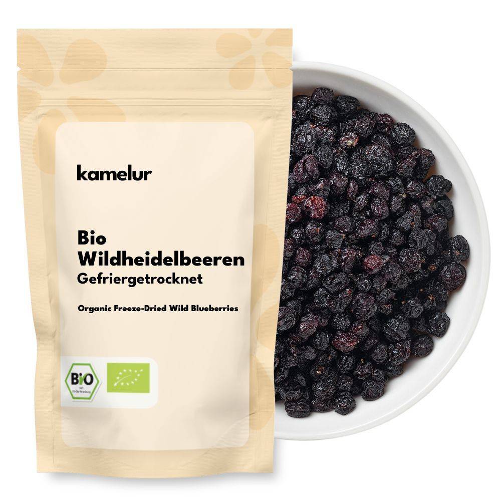 Bio Wildheidelbeeren, gefriergetrocknet Bio Wildheidelbeeren, gefriergetrocknet