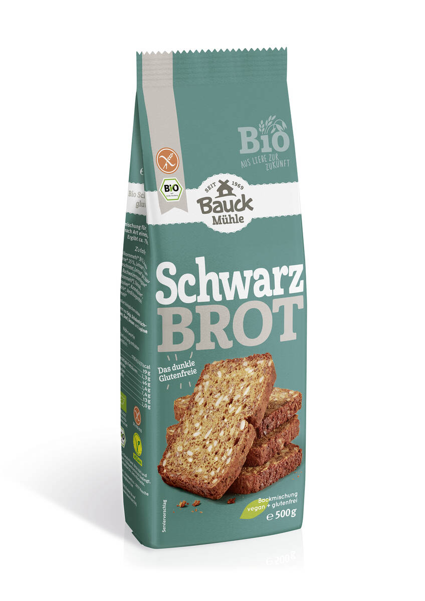 Bauckhof Bio Schwarzbrot glutenfrei Bauckhof Bio Schwarzbrot glutenfrei
