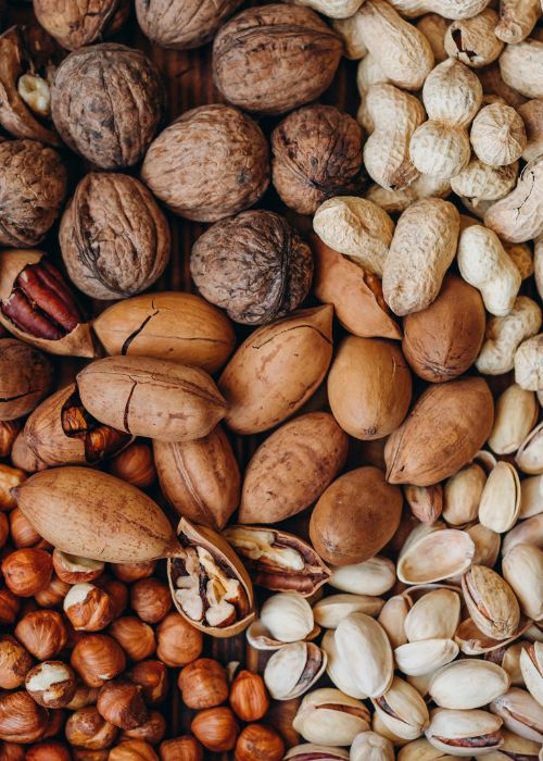 Verschiedene Nüsse Bild