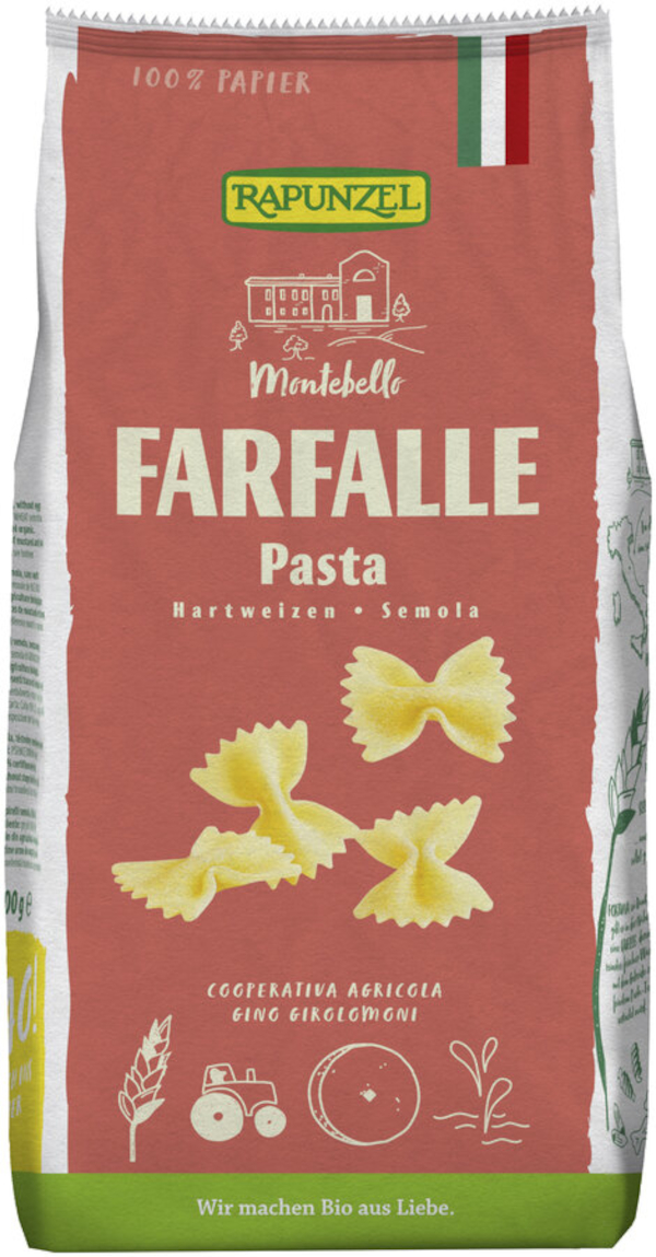 Farfalle Semola Raiponce 6x500g
