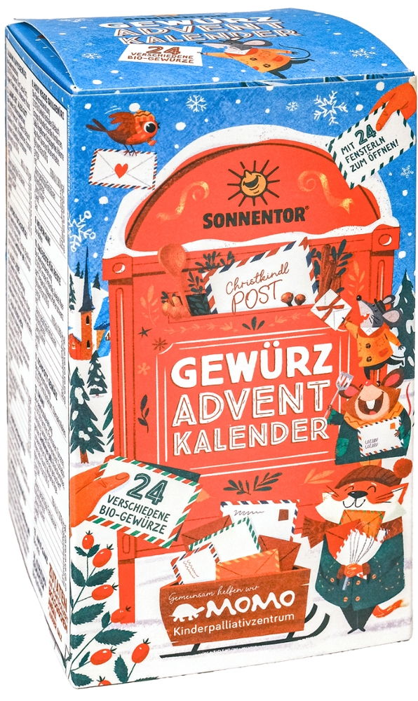 Sonnentor Bio Gewürz Adventskalender 2025 Adventskalender 118g