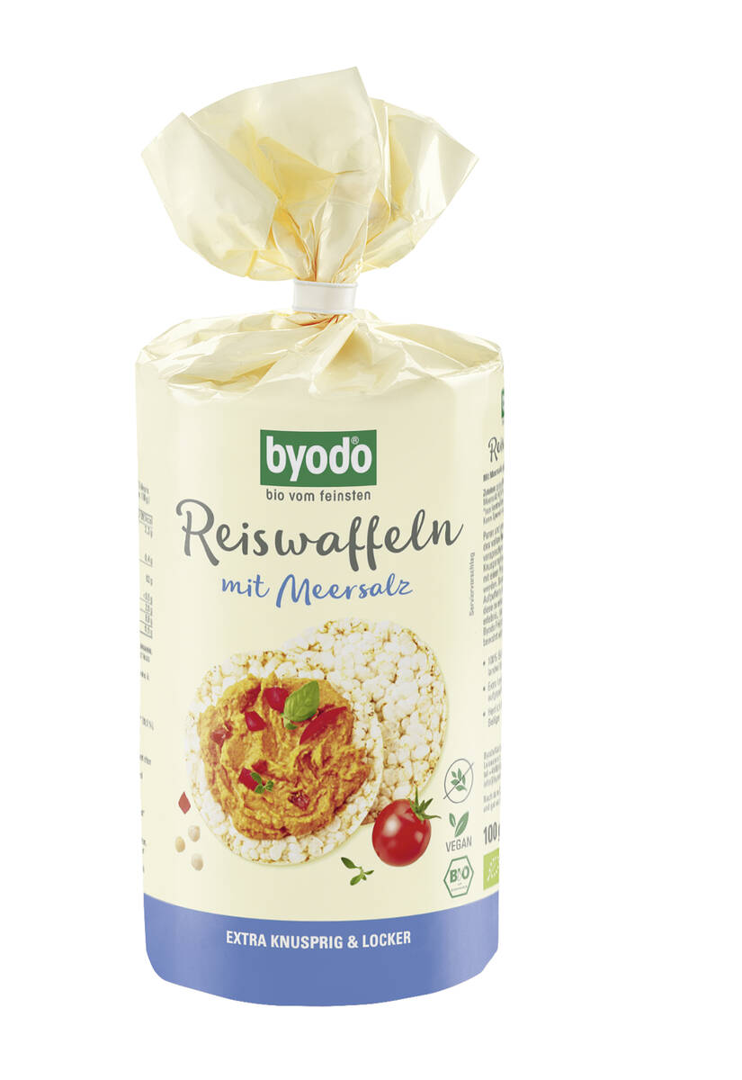 Byodo Bio Reiswaffeln mit Meersalz Byodo Bio Reiswaffeln mit Meersalz 100g