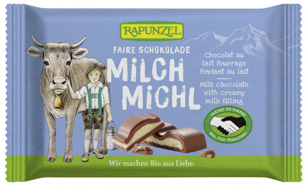 Chocolat Milch Michl fourré au lait, 100g Chocolat Milch Michl fourré au lait, 100g