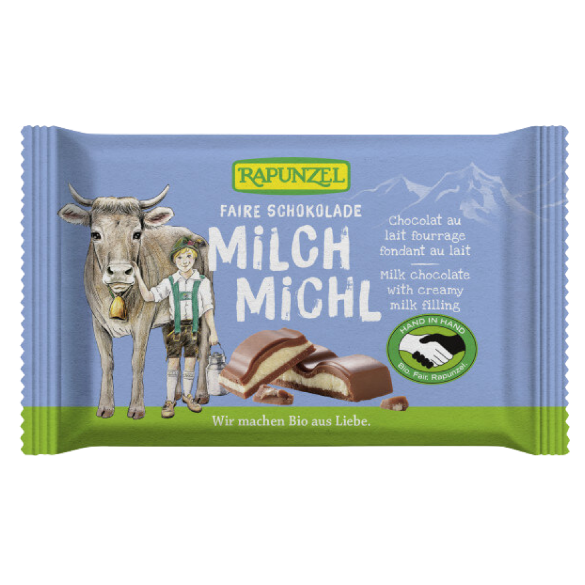 Chocolat au lait Michl fourré au lait, 12x100g