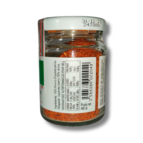 Bipia Piment d' Espelette, 40g Bio Bipia Piment d' Espelette, 40g