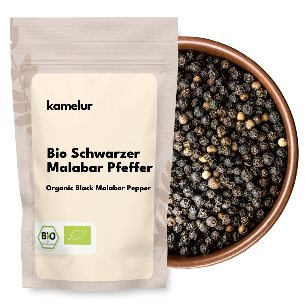 Poivre noir de Malabar bio - Poivre du Tigre Poivre noir de Malabar bio - Poivre du Tigre