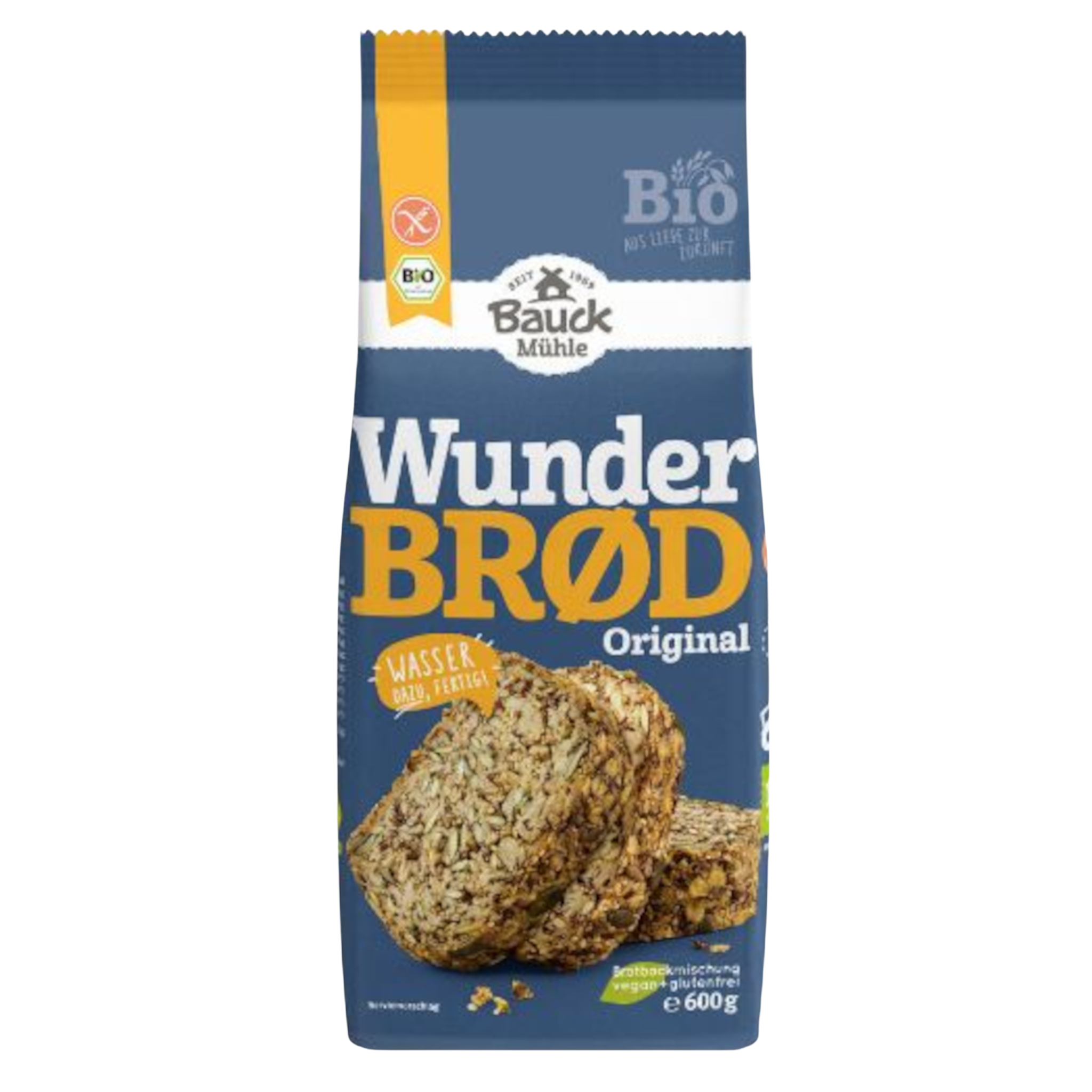 Bauckhof Bio Wunderbrød sans gluten 600g