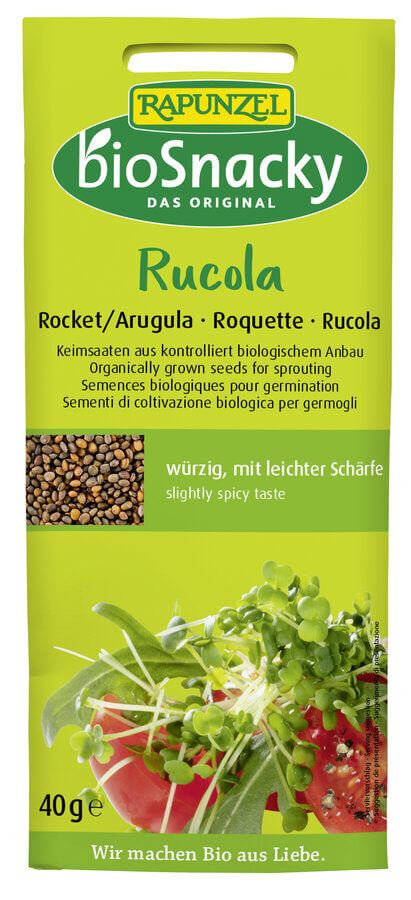 Rapunzel Rucola bioSnacky, 12 x 40g, Rucolasamen