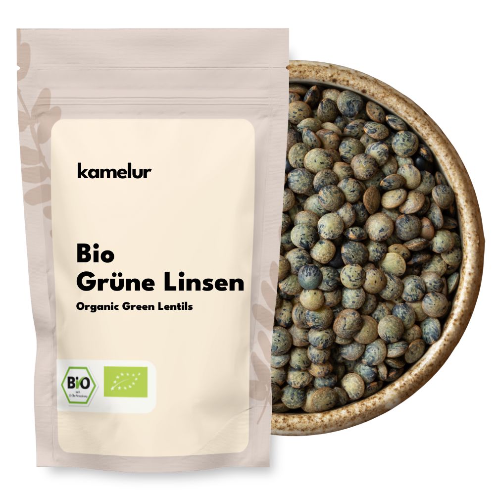 Lentilles bio, vertes