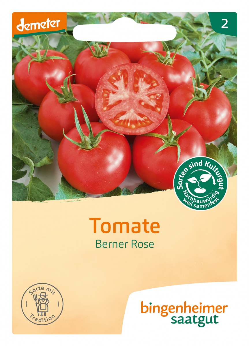 Bingenheimer Saatgut Fleischtomate Berner Rose Bingenheimer Saatgut Fleischtomate Berner Rose