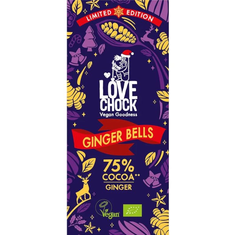 Lovechock Bio LOV Ginger Bells 75% 70g