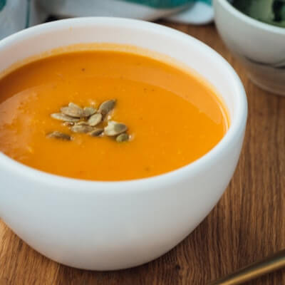 würzig-scharfe Kürbissuppe