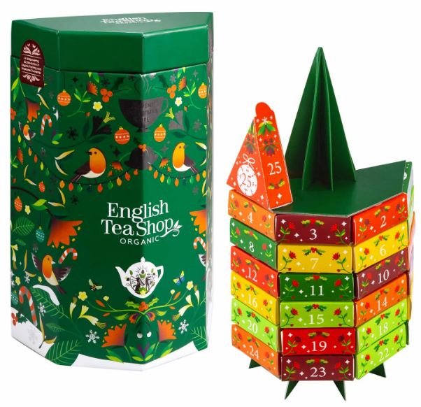 English Tea Shop Calendario dell’Avvento di tè bio a forma di albero