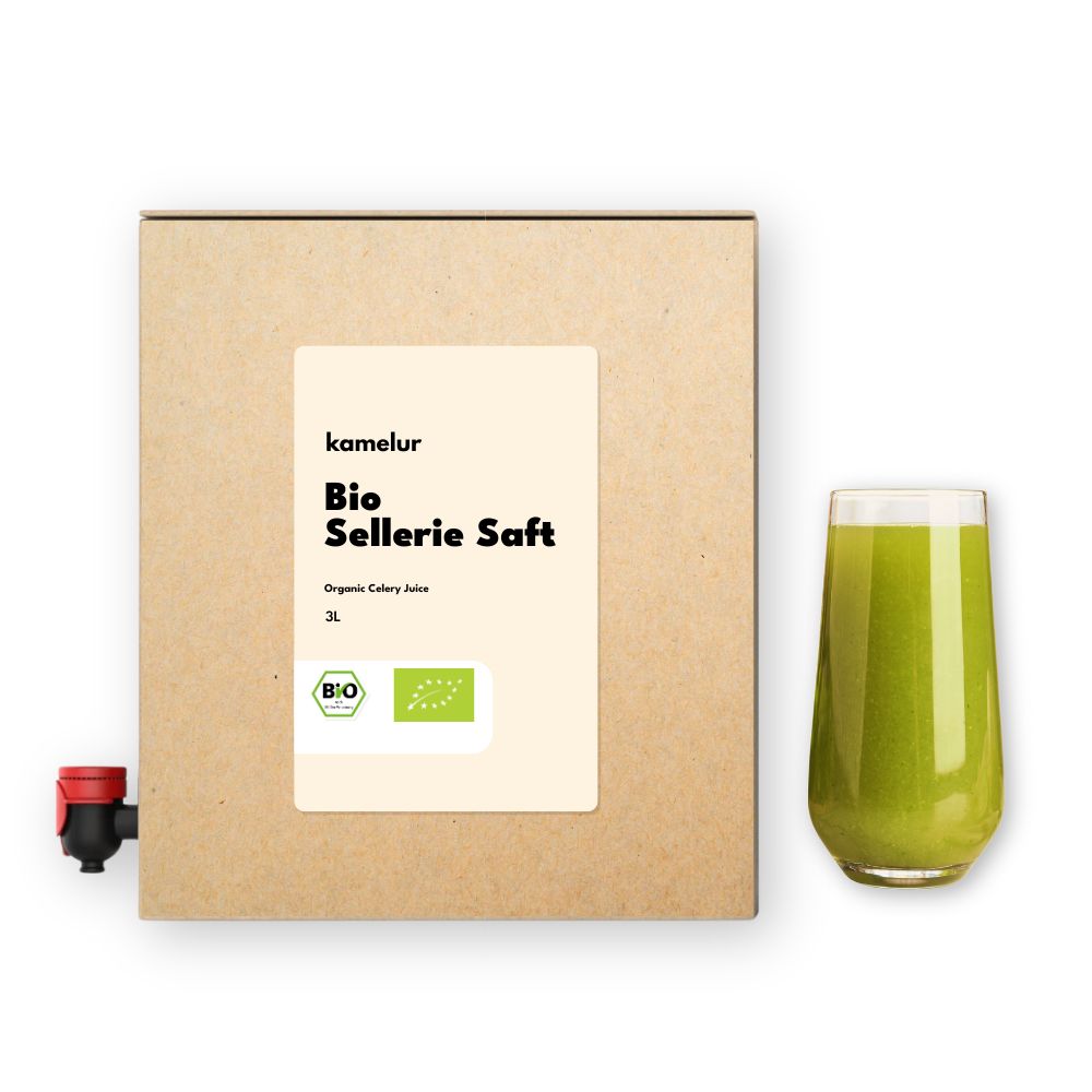 Jus de céleri bio, trouble, 3l Jus de céleri bio, trouble, 3l
