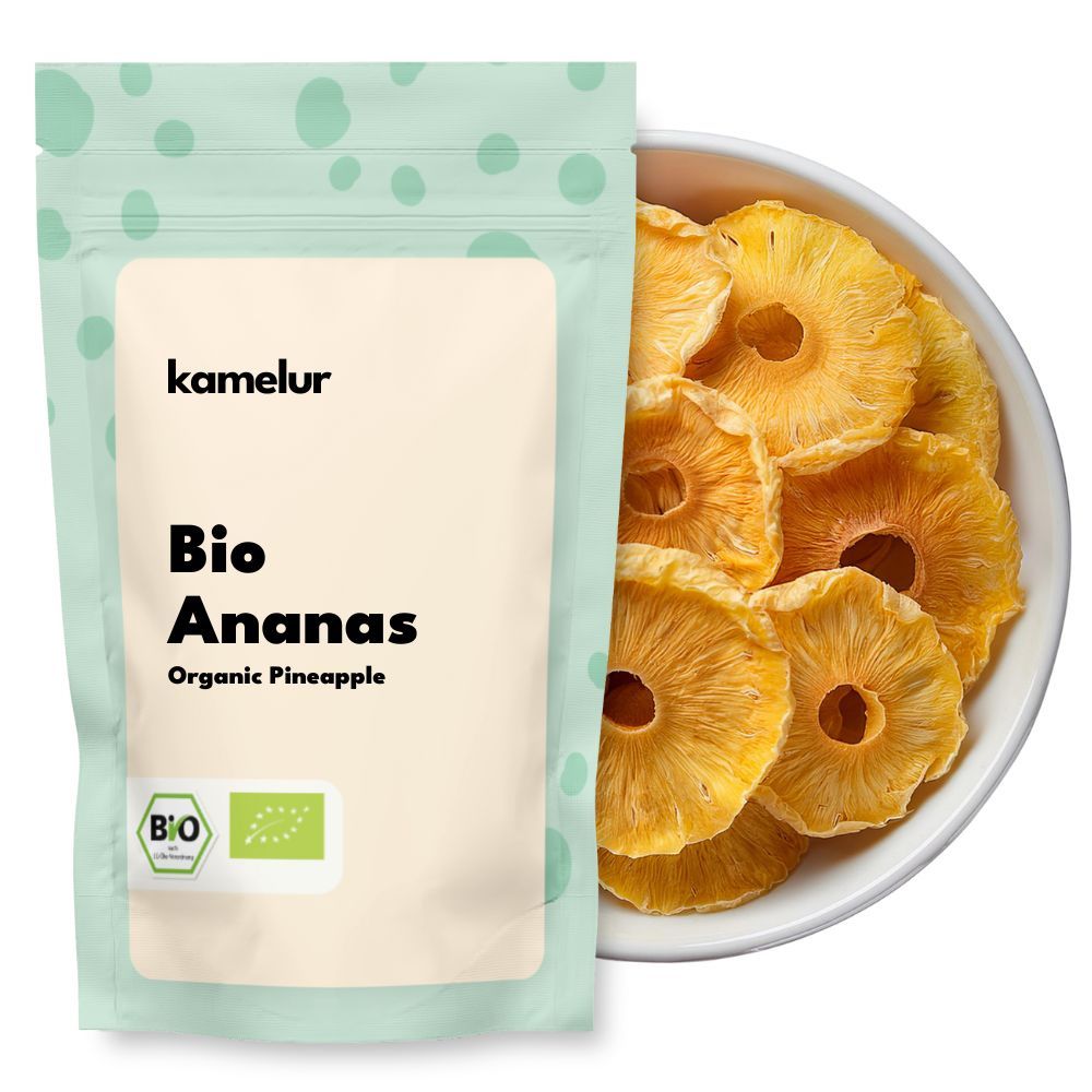 Bio Ananas ganze Ringe Ananas bio, anneaux entiers