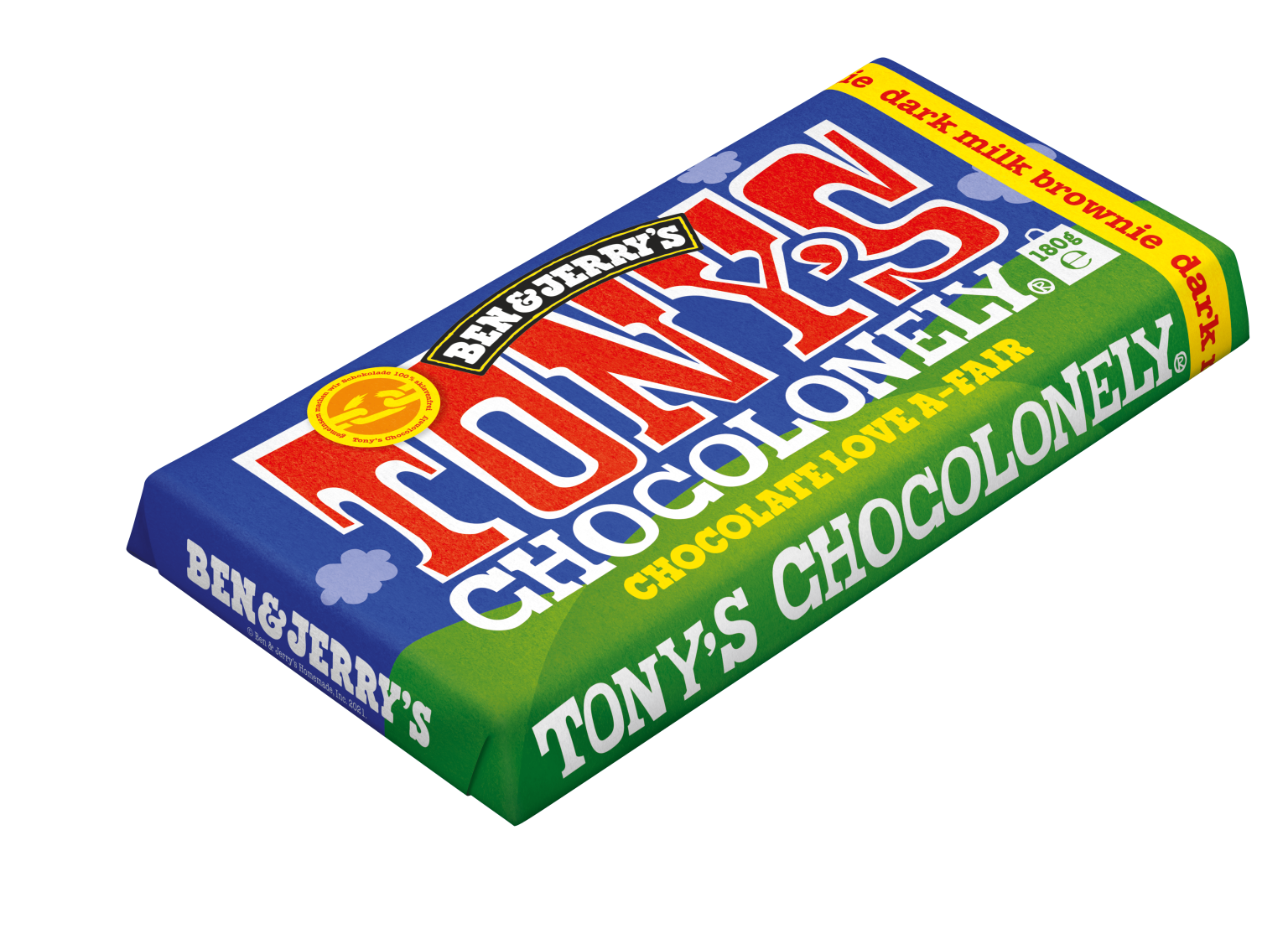 Vollmilchschokolade 42% Brownie, 180g Vollmilchschokolade 42% Brownie, 180g