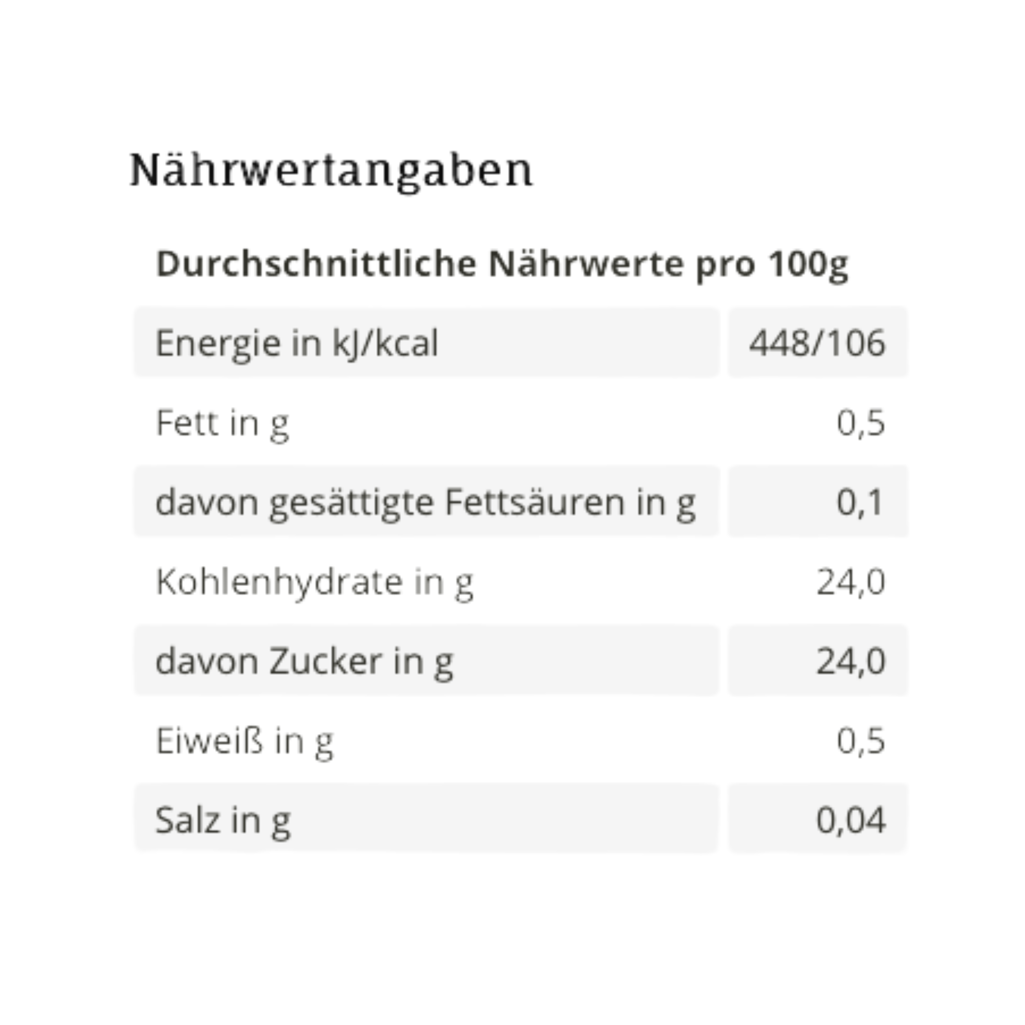 FruchtGarten Fraise, 6x225g