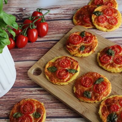 Pizza mit Polenta
