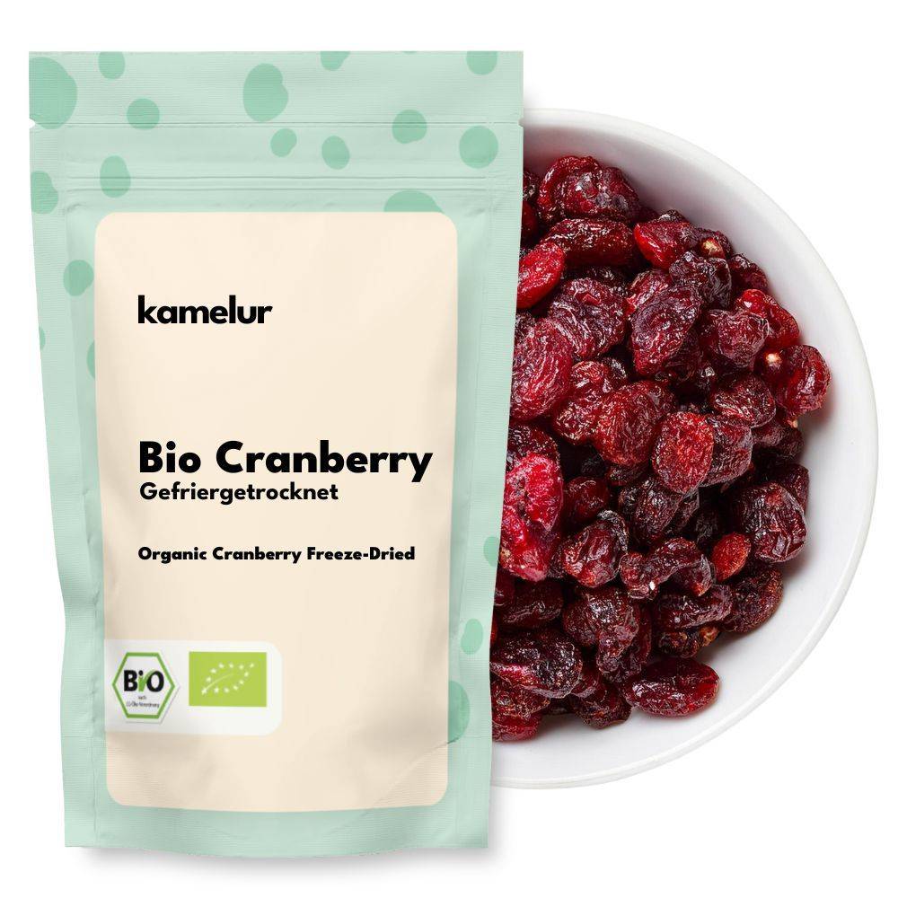 Cranberry bio, lyophilisée, fruit entier Cranberry bio, lyophilisée, fruit entier