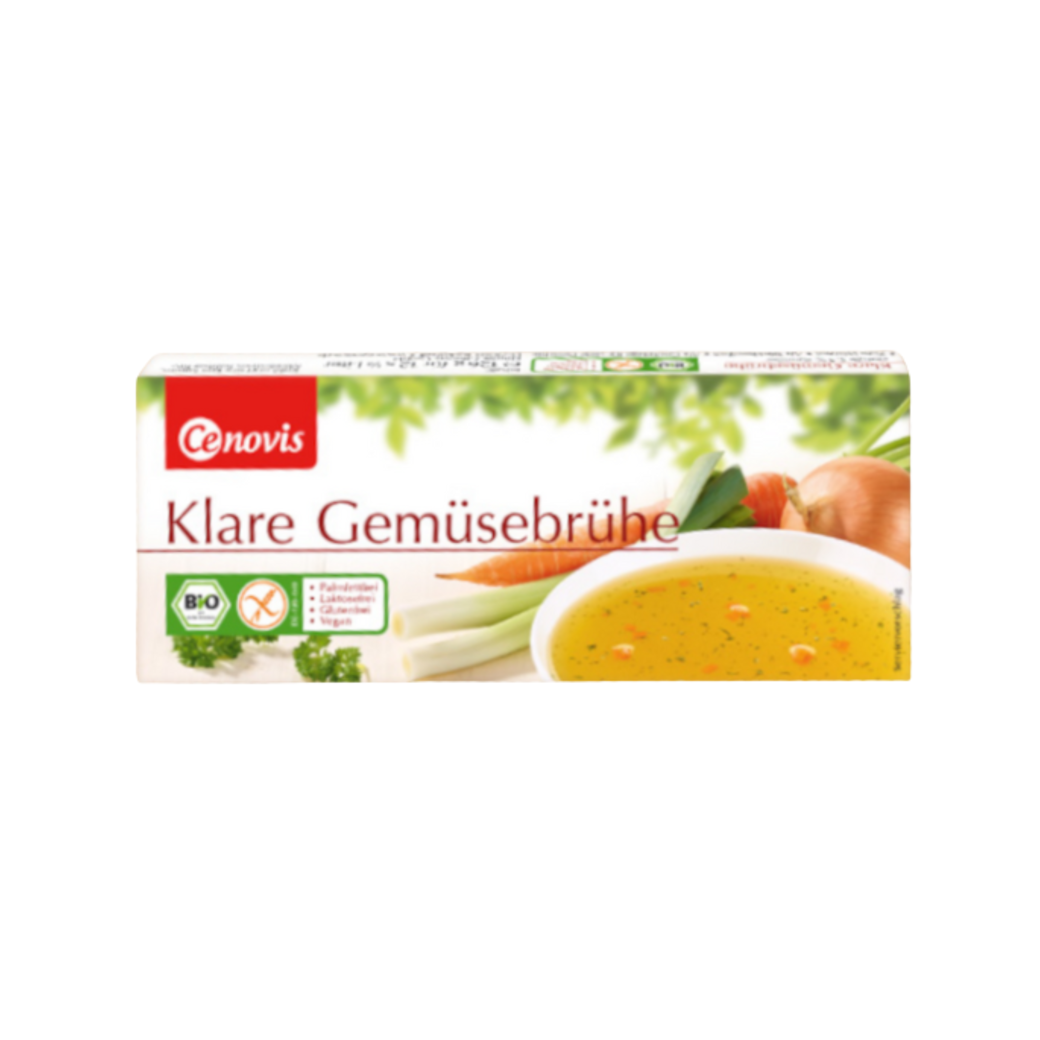 Bouillon de légumes clair bio Cenovis 4x126g