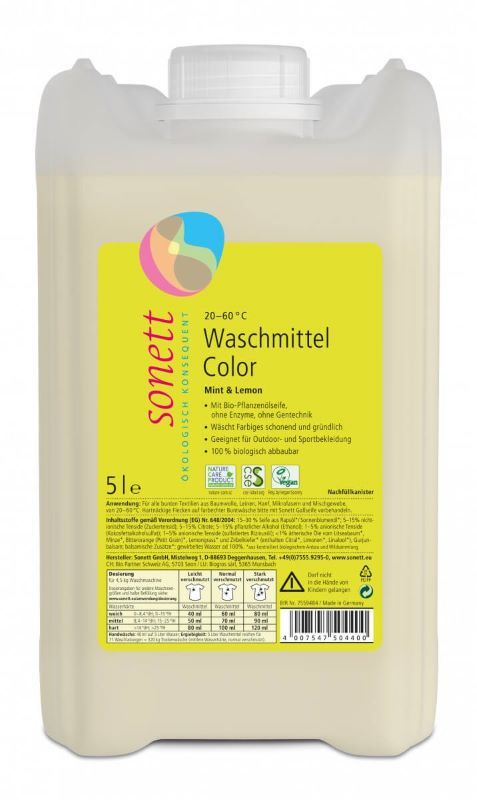 Lessive Color Mint&Lemon, 5l Lessive Color Mint&Lemon, 5l