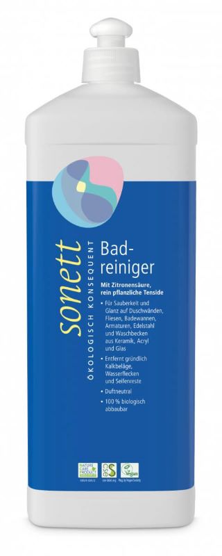 sonett nettoyant pour salle de bain, 1l sonett nettoyant pour salle de bain, 1l