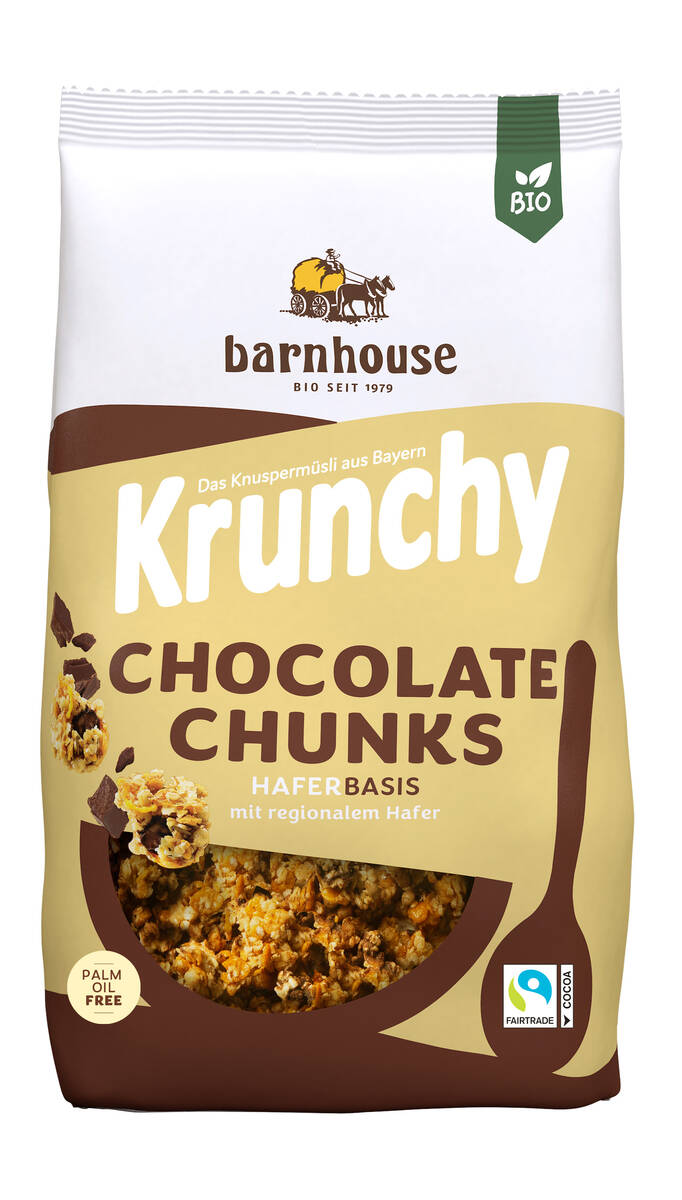 Pépites de chocolat Barnhouse Krunchy 6x500g