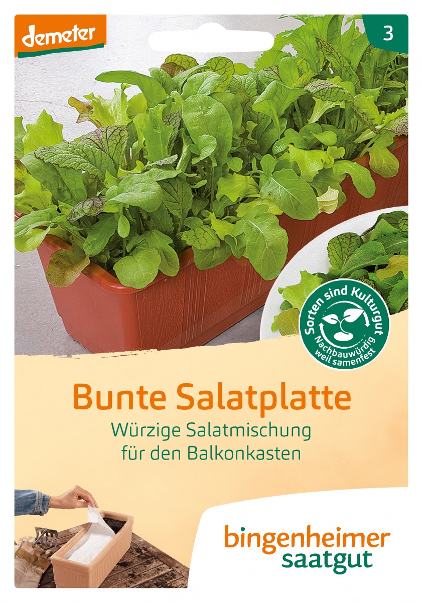 Bingenheimer Saatgut Bunte Salatplatte Bingenheimer Saatgut Bunte Salatplatte