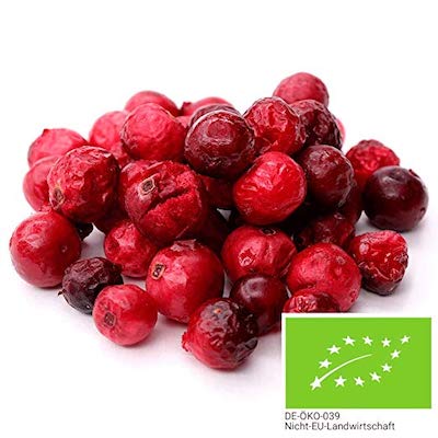Cranberry bio, lyophilisée, fruit entier