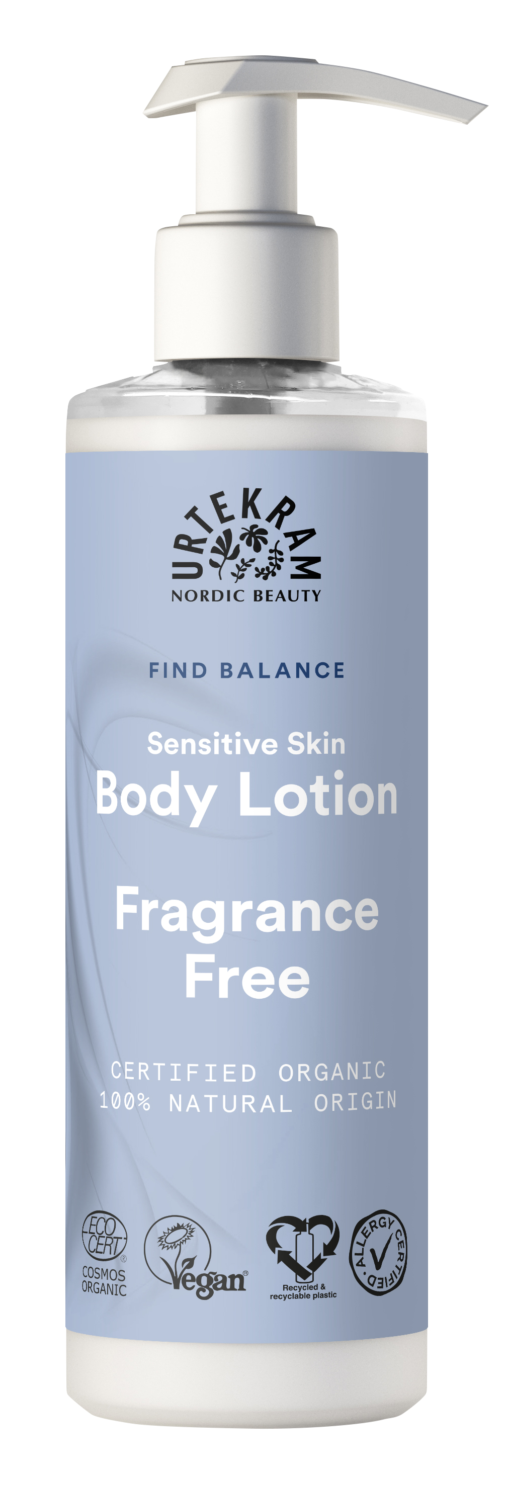 Urtekram Bio Fragrance Free Sensitive Skin Body Lotion Urtekram Bio Fragrance Free Sensitive Skin Body Lotion 245ml