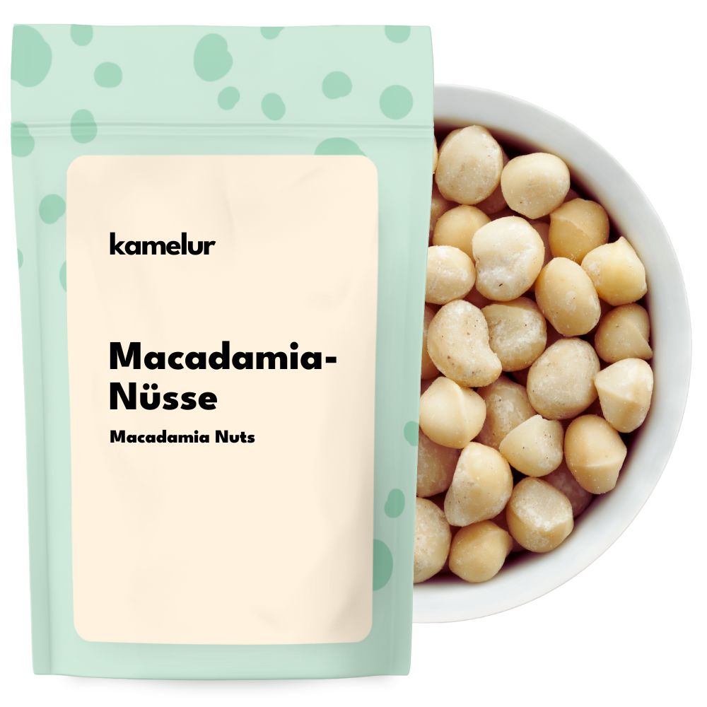 Macadamia Nüsse 1kg; Macadamiakerne; ungeröstet, geschält, ungesalzen