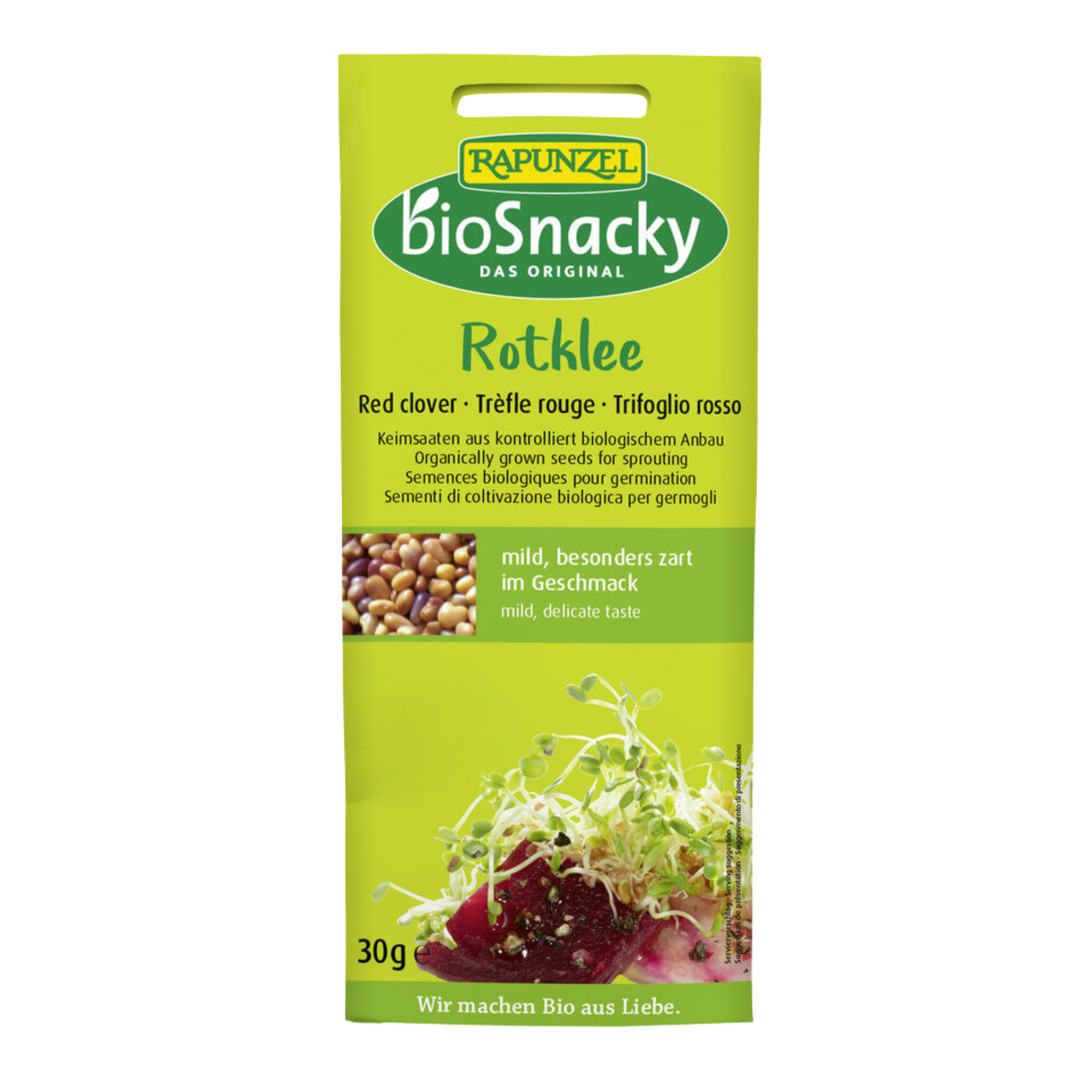 Trèfle rouge bioSnacky, 12x30g