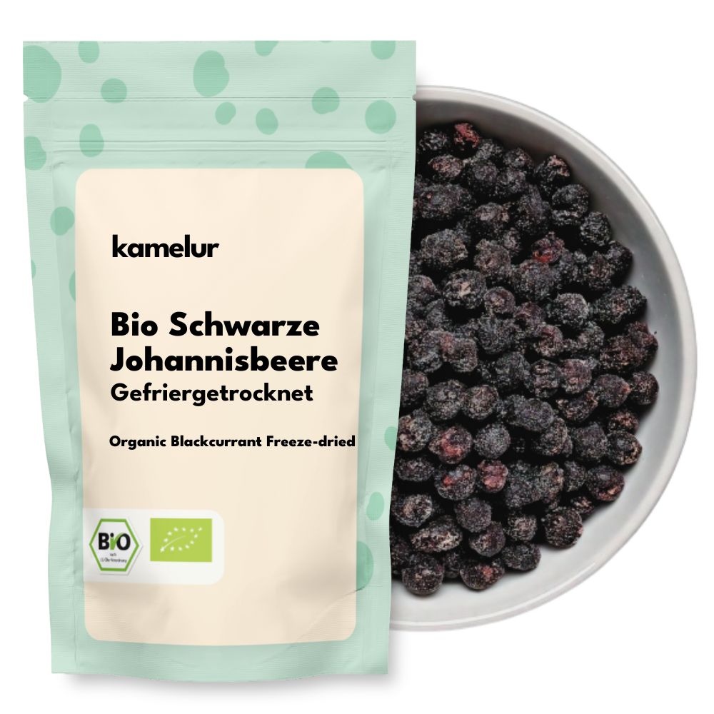 Bio Schwarze Johannisbeeren gefriergetrocknet Bio Schwarze Johannisbeeren gefriergetrocknet 15kg