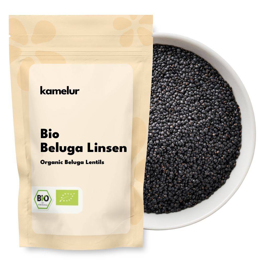 Lentilles Beluga bio, noires