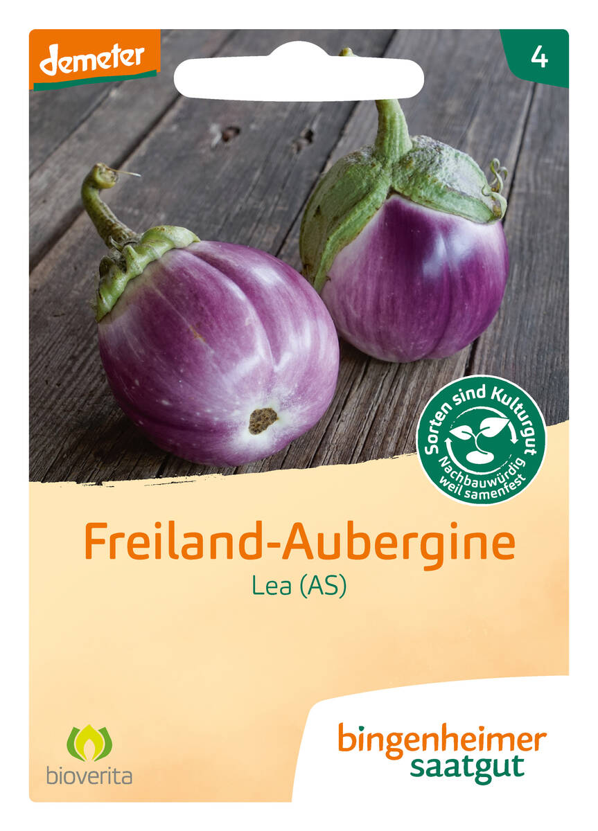 Bingenheimer Saatgut Aubergine Lea Bingenheimer Saatgut Aubergine Lea
