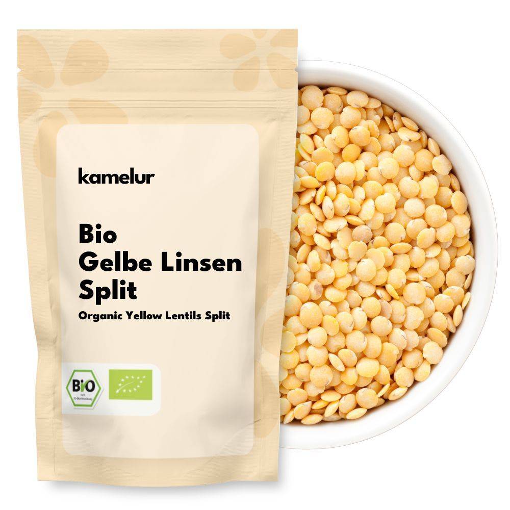 Lentilles bio Split, jaune Lentilles bio Split, jaune