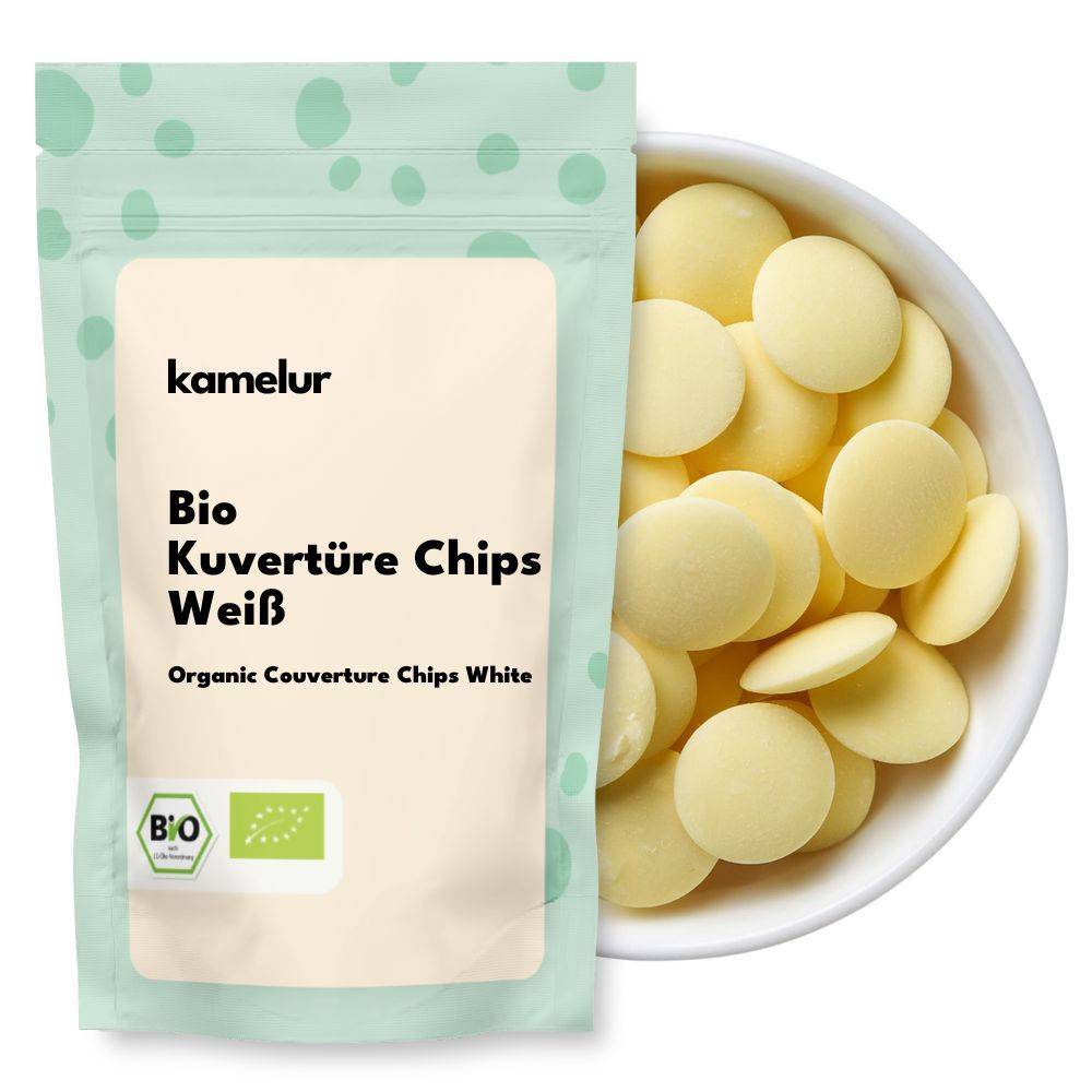 Bio Kuvertüre, weiße Chips