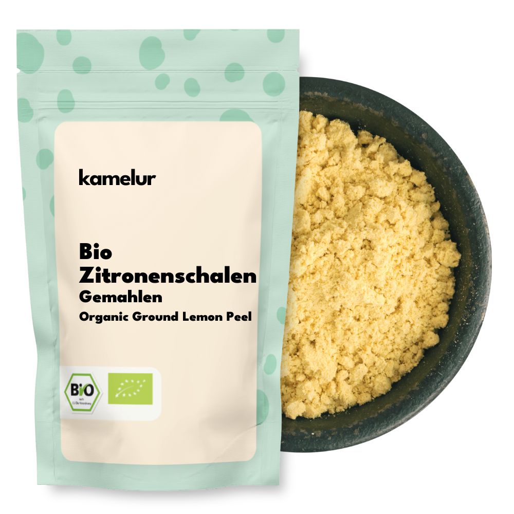 Bio Zitronenschalen gemahlen Bio Zitronenschalen gemahlen 250g