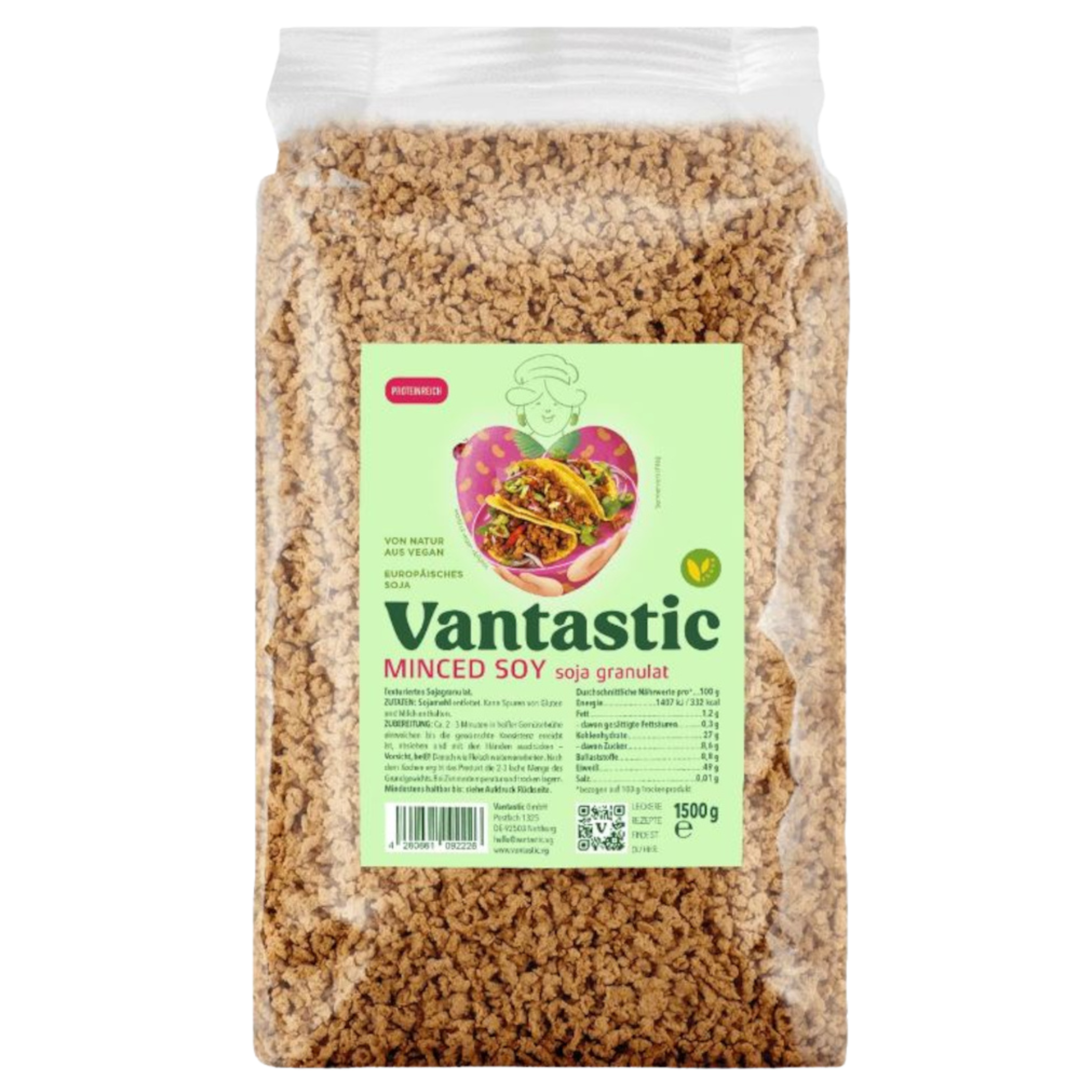 Granulés Vantastic à base de soja 1,5 kg