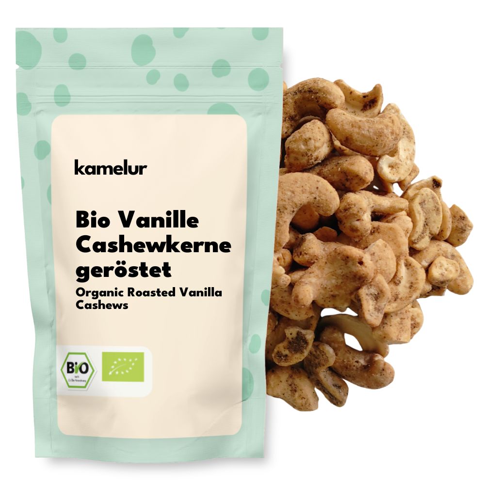 Anacardi bio alla vaniglia tostati Anacardi bio alla vaniglia tostati