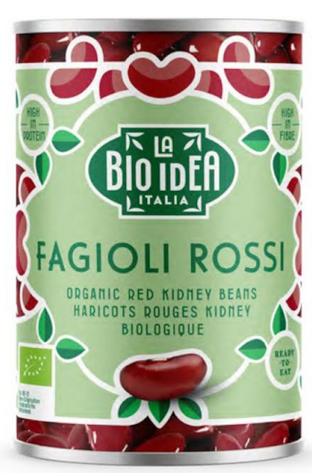 Haricots rouges bio en conserve, 6x400g