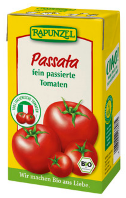 Rapunzel Bio Passata im Tetra Pak Rapunzel Bio Passata im Tetra Pak 500g