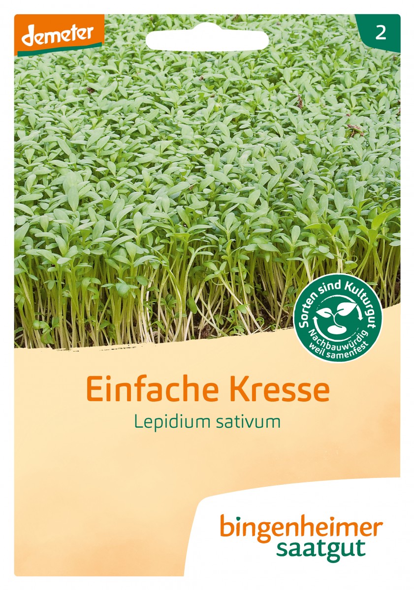 Bingenheimer Saatgut Einfache Kresse Bingenheimer Saatgut Einfache Kresse